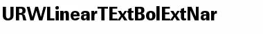 Download URWLinearTExtBolExtNar Regular Font