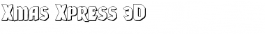 Download Xmas Xpress 3D Regular Font