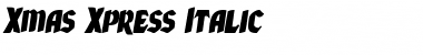 Download Xmas Xpress Italic Italic Font