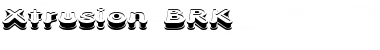 Download Xtrusion BRK Regular Font