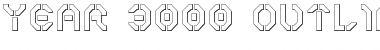 Download Year 3000 Outline Font