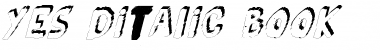 Download YES_3Ditalic Font