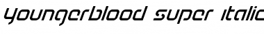 Download Youngerblood Super-Italic Italic Font