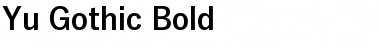 Download Yu Gothic Bold Font