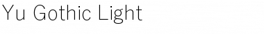 Download Yu Gothic Light Font