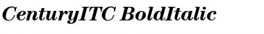 Download CenturyITC Bold Italic Font