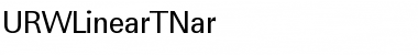 Download URWLinearTNar Regular Font