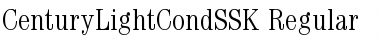 Download CenturyLightCondSSK Font