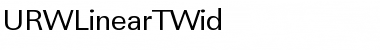 Download URWLinearTWid Regular Font