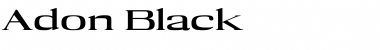 Download Adon Black Font Download Adon Black Font
