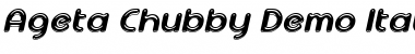 Download Ageta Chubby Demo Font Download Ageta Chubby Demo Font