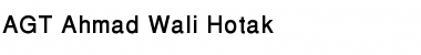 Download AGT Ahmad Wali Hotak Font Download AGT Ahmad Wali Hotak Font