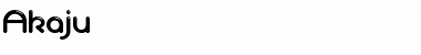 Download Akaju Font Download Akaju Font