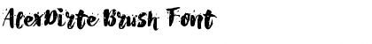 Download AlexDirte Brush Font Font