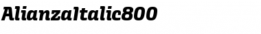 Download Alianza Italic Font