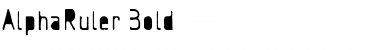 Download AlphaRuler Font Download AlphaRuler Font