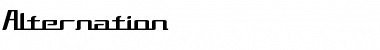 Download Alternation Font