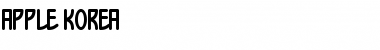 Download Apple Korea Font