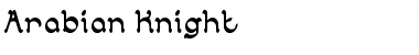 Download ARABIAN KNIGHT Font