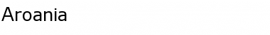 Download Aroania Font