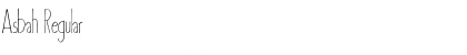 Download Asbah Font