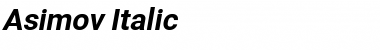 Download Asimov Font