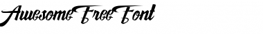 Download Awesome Free Font Font