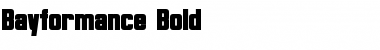 Download Bayformance Bold Font