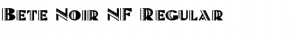 Download Bete Noir NF Font