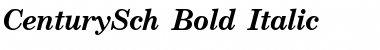 Download CenturySch Bold Italic Font