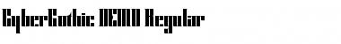 Download CyberGothic DEMO Font