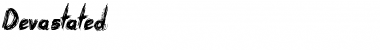 Download Devastated Font Download Devastated Font
