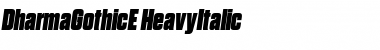 Download Dharma Gothic E Font