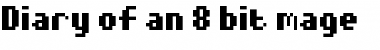 Download Diary of an 8-bit mage Font Download Diary of an 8-bit mage Font