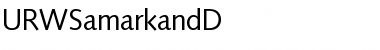 Download URWSamarkandD Regular Font