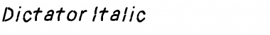 Download Dictator Font