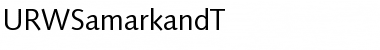 Download URWSamarkandT Regular Font