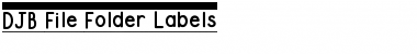 Download DJB File Folder Labels Font Download DJB File Folder Labels Font