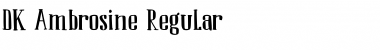 Download DK Ambrosine Font Download DK Ambrosine Font