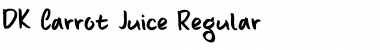 Download DK Carrot Juice Font Download DK Carrot Juice Font
