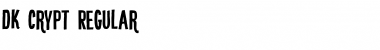 Download DK Crypt Font Download DK Crypt Font
