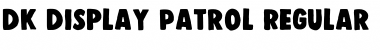 Download DK Display Patrol Font Download DK Display Patrol Font