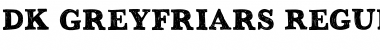 Download DK Greyfriars Font Download DK Greyfriars Font