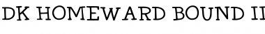 Download DK Homeward Bound II Font Download DK Homeward Bound II Font