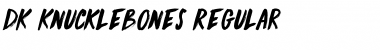Download DK Knucklebones Font Download DK Knucklebones Font
