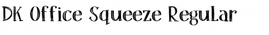 Download DK Office Squeeze Font Download DK Office Squeeze Font
