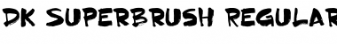 Download DK Superbrush Font Download DK Superbrush Font
