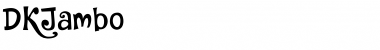 Download DK Jambo Font Download DK Jambo Font