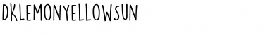 Download DK Lemon Yellow Sun Font Download DK Lemon Yellow Sun Font