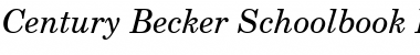 Download Century Becker Schoolbook Font